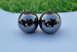 Perles de pierre de Moissanite noire de 20 mm Boule à facettes de qualité AAA pour la fabrication de bijoux personnalisés - Product Image 3