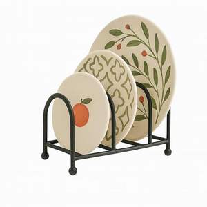 Nuevo Soporte Minimalista para Platos de Hierro, para una Exhibición Ordenada en Estantes, con Estructura Simple y Soporte Efectivo para Platos - Product Image 3