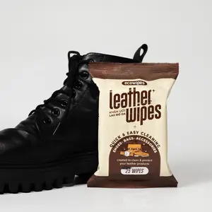 Powerful Formula Pre-Moistened Cleaning Wipes Effective Shoe Care Leather Wet Wipes