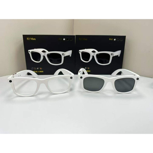 Lunettes intelligentes Aimb S2 Max 1080P avec assistant vocal IA, double caméra, étanches IPX4, monture en métal - Product Image 2
