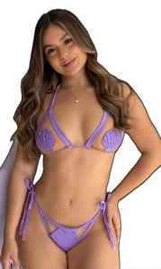 Traje de Baño de Dos Piezas de Diseñador Femenino de Marca Famosa de Lujo 2025, Bikini de Verano, Traje de Baño Sexy de Triángulo para Mujer - Product Image 6