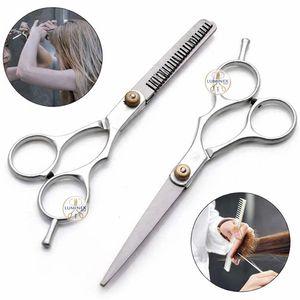 Tijeras de Peluquería Profesionales de Acero Inoxidable para Diestros, Mango Corto, Juego de Peluquería, 28 Dientes para Adelgazar el Cabello - Product Image 3