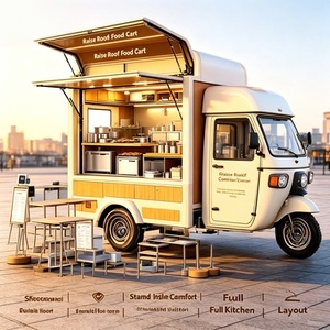 Carrito de Khinkali de 4 Ruedas Reforzado con Vaporera y Crema Agria para Venta de Comida en Eventos Georgianos - Product Image 5