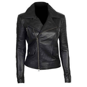 Chaquetas de Cuero para Mujer de Primera Calidad al por Mayor, Chaqueta de Cuero Informal para Mujer Más Vendida a un Precio Razonable - Product Image 3