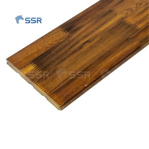 Plancher en bois solide de joint de doigt de plancher-plancher en bois dur de SSR VINA-acacia/bois d'hévéa/Senna Siamea - Product Image 4
