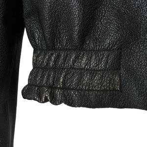Veste en cuir pour homme de haute qualité avec col montant, design à capuche, tissu respirant, fermeture éclair et poche poitrine - Product Image 6
