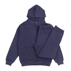 ชุดวอร์มผ้าฝ้าย100% มีฮู้ดแบบสวมหัวสำหรับวิ่งชุดวอร์มสำหรับผู้ชายแนวสตรีทขนาดใหญ่พิเศษราคาดีที่สุด - Product Image 5