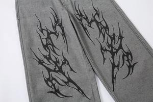 Pantalones Vaqueros Anchos de Mezclilla con Estampado Serigrafiado, Estilo Holgado, Fabricantes de Alta Calidad, Pantalones Personalizados para Hombre - Product Image 6