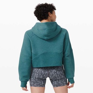 Nueva colección de invierno para mujer, media cremallera, chaqueta ligera de secado rápido para correr, chaqueta con capucha y cremallera de algodón - Product Image 2