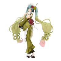 Vente en gros de figurines Miku Matcha Parfait couleur originale, statue de collection officielle sous licence avec boîte d'origine, en stock