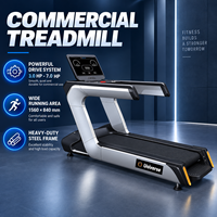Tapis roulant électrique BN haute puissance avec inclinaison et vitesse réglables pour usage commercial en salle de sport