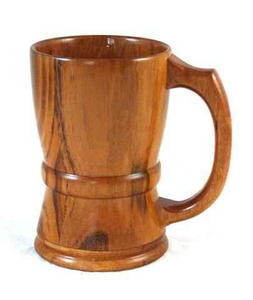 Meilleure vente Meilleure qualité Tasse en bois massif naturel faite à la main Tasse en bois polyvalente pour servir du café, du thé, du lait et de la bière - Product Image 4