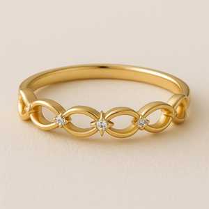 Anillo DE BODA sencillo de oro amarillo de 14K para mujer, Diamante cultivado en laboratorio redondo Natural, certificado GIA, chapado en rodio, regalo perfecto - Product Image 3