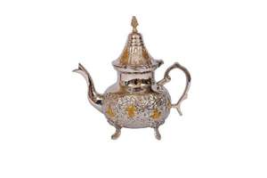 Beautifully Engraved Brass Kettle And Tea <b>Pot</b> with Emboss Design For Home Use And Gifting Best Quality Metal Cattle Tea Cattle - Product Image 3