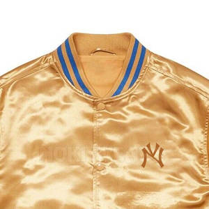 Professionnel fabriqué décontracté Satin Letterman veste d'hiver utilisation extérieure Satin Letterman veste - Product Image 3