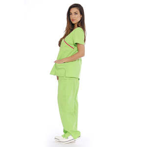 Conjunto de Uniforme Médico Moderno para Mujer, Tela Suave y Elástica, Ajuste Cómodo, Diseño Transpirable y Duradero, Ideal para el Trabajo Diario en Hospitales y Clínicas - Product Image 1