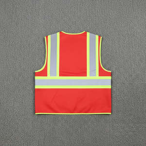 เสื้อกั๊กนิรภัยสำหรับผู้ชายแบบสะท้อนแสงสำหรับฤดูหนาว  พร้อมแถบสะท้อนแสง กันน้ำ ไฟ LED วัสดุโพลีเอสเตอร์  แบบสั่งทำได้ - Product Image 3