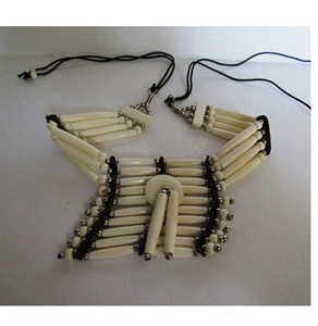 Natural Buffalo Horn Necklace Handmade Indian Product Buffalo Bone and Horn <b>Bracelet</b> Chain - Product Image 5