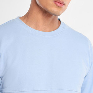 Ensemble de survêtement pour homme, sweat-shirt à col rond bleu clair, pantalon long, réversible, respirant, extensible dans quatre directions, coupe régulière - Product Image 4