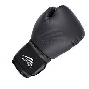 Wholesale 2024 Black Leather Boxing Gloves with Custom Logo Printing New Cheap Martial Arts <b>Hand</b> <b>Grips</b> - Product Image 5