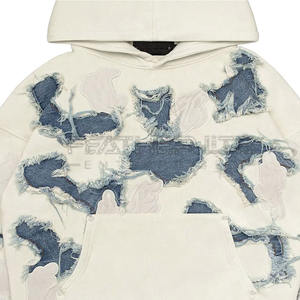 Tasa de venta total 2024 Los mejores hombres de moda Sudaderas con capucha desgastadas Low Moq Hombres Sudaderas con capucha desgastadas - Product Image 2