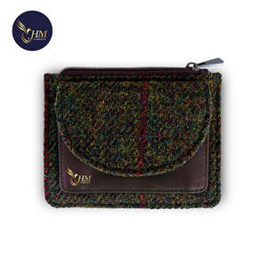 กระเป๋าใส่เหรียญหนังแท้ 100% และขนสัตว์แท้ใหม่ กระเป๋าสตางค์หนังพรีเมียมแบบมีซิปสำหรับทุกเพศ - Product Image 4