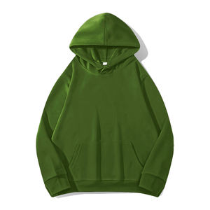 Jersey de algodón ecológico con logotipo personalizado para hombre, Sudadera con capucha sólida transpirable, fabricante OEM, suministro de ropa al por mayor de talla grande - Product Image 6