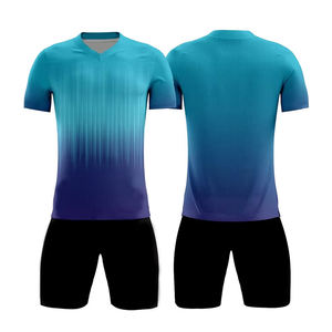 Vêtements de sport d'entraînement de football par sublimation durables de meilleure qualité 100% maillots de football France en polyester uniformes de vêtements de football - Product Image 1