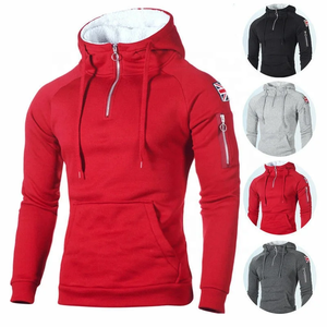 <b>KANGO</b> Unisex Knitted Fleece Oversized Pullover Hoodie Pocket-Custom Logo Embroidery Breathable Polyester Cotton OEM Service - Product Image 2