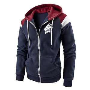 Vente chaude en détresse broderie Sublimation Logo personnalisé sweat à capuche avec fermeture éclair impression bouffante sweats à capuche - Product Image 3