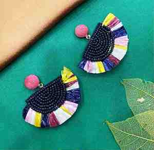 Boucles d'oreilles multi-perles personnalisées pour femmes, bijoux de fête festifs au meilleur prix, boucles d'oreilles à perles - Product Image 2