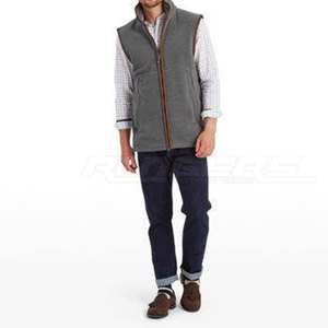 <b>Top</b> Selling Custom Logo <b>Men</b> Polar Fleece Vest <b>Thermal</b> Heated Winter Outdoor Fleece Vest - Product Image 2