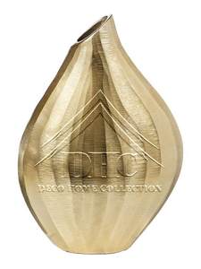 Florero moderno de aluminio y metal de color dorado con un diseño adecuado para la decoración del hogar - Product Image 2