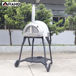 Horno de Pizza de Arcilla Redondo Independiente de Gas para Exteriores, Estilo Alemán, Chino, <span class=keywords><strong>Mexicano</strong></span>, para Hotel, 500 Grados, Capacidad de 60L - Product Image 1