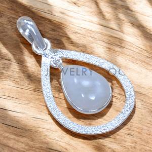 จี้อัญมณีหรูหรา925เครื่องประดับเงินสเตอร์ลิงและเงินสเตอร์ลิง - Product Image 1