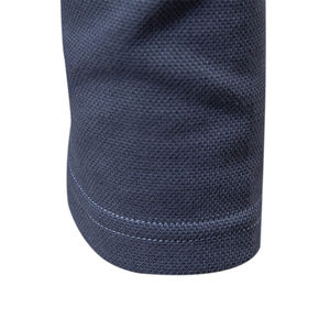 Pure Cotton <b>Long</b>-<b>sleeved</b> Polo-<b>shirt</b> for <b>Men</b> Spring and Summer High-end Polo <b>Shirt</b> <b>Men</b> Solid <b>Casual</b> Cotton Polo-<b>Shirt</b> - Product Image 5