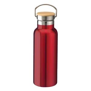 Bicchieri Termici in Acciaio Inossidabile di Thermos con Design Personalizzato in Bambù - Product Image 4