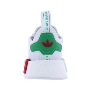 Adidas Nmd_R1 GS รองเท้าผู้หญิงสี: ขาว/ขาว/เขียว100% ของแท้ - Product Image 4