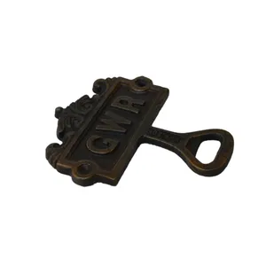 Ouvre-bouteille de bière en métal Antique doré de qualité supérieure au design vintage pour ouvre-bouteille de pièce maîtresse de table décorée - Product Image 2