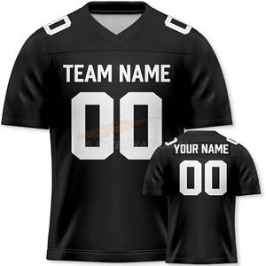 Personalizado de moda sublimada camisetas de fútbol americano al por mayor Atlanta City Team Wear malla bordada de alta calidad - Product Image 1