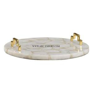 Plateau de décoration de table de grande taille pour fêtes de mariage et d'anniversaire Plateau à dessert et serveur alimentaire Meilleures ventes Ustensiles de cuisine Plateau à nourriture - Product Image 2