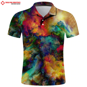 Hommes été décontracté pour chemise solide numérique imprimé Graffiti manches courtes haut en jersey couleurs personnalisées et Logo respirant séchage rapide - Product Image 6