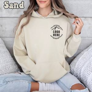 Sudadera con Capucha Extra Grande Informal de Invierno para Mujer, 100% Algodón, Felpa Ecológica, Transpirable, con Bordado 3D Frontal Tipo Canguro - Product Image 4