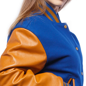 Veste universitaire vintage personnalisée de haute qualité pour femmes nouvelle OEM en cuir respirant décontracté et élégant à vendre - Product Image 6