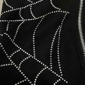 High Quality With Stitchmode Rhinestone <b>Hoodie</b> <b>Oversized</b> Custom logo Men Zipper Hoodies for Street Wear Loose Fit Men Hoodies - Product Image 4