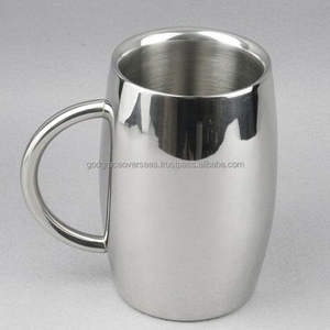 Tazas de doble capa de acero inoxidable 300 de 304 ml, taza de café, taza de agua creativa, aislamiento térmico, cerveza, taza de Metal, vasos de la India - Product Image 5
