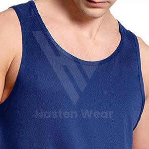 เสื้อกล้ามแขนกุดสำหรับผู้ชายแบบพอดีตัวปกติแห้งเร็ว - Product Image 4