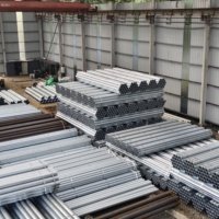 Tuyau en acier rond galvanisé à chaud ASTM, tube en acier durable pour la construction et la clôture