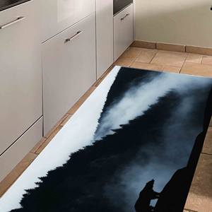 Floral Printed <b>Rug</b>: Chenille, Farmhouse, Nursery, <b>Outdoor</b>,Nonwoven Soft <b>Rug</b> - Product Image 4