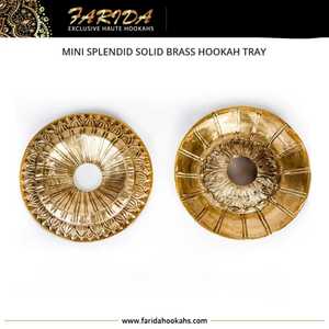 Plateau à chicha en laiton massif égyptien de haute qualité, best-seller, fabriqué à la main, fournisseur leader avec techniques de laque - Product Image 5
